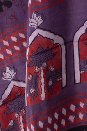 Lavender Vanaspathi Modal Silk Cotton Stole 10075287