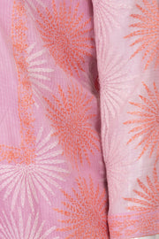 Pink Chikankari Embroidery Cotton Kurta 10071469