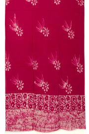 Pink Batik Printed 3-Piece Salwar Suit Material 10076003