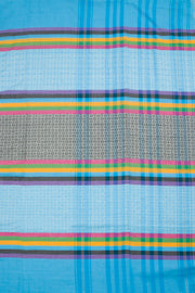 Celestial Blue Handloom Dhaniakhali Cotton Saree 10062587