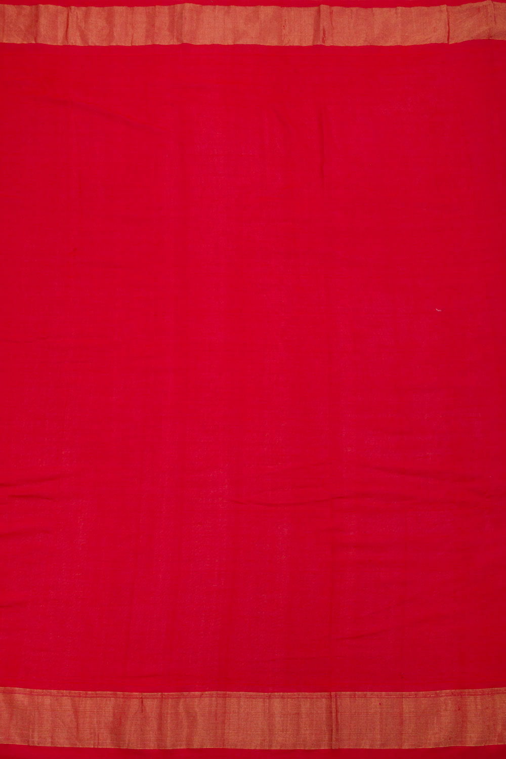 Scarlet Red Handloom Paithani Cotton Saree 10062501
