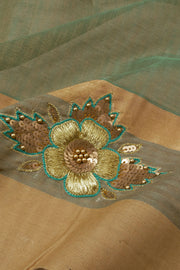 Blue Negamam Cotton Saree - Avishya