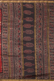 Red Vanaspathi Printed Silk Cotton Saree 10072943