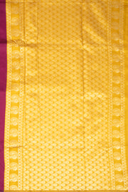 Purple Banarasi Vegan Silk Saree 10074001