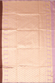 Brown Banarasi Vegan Silk Saree 10074002