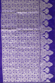 Blue Banarasi Vegan Silk Saree 10074005