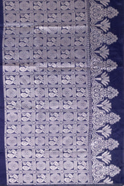 Blue Banarasi Vegan Silk Saree 10074006