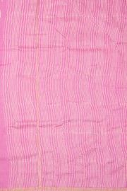 Light Pink Bagru Print Silk Cotton Saree 10074100