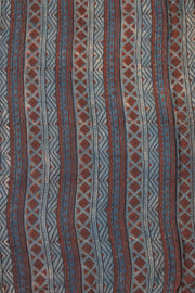 Blue Jahota Print Modal Vegan Silk Saree 10074149