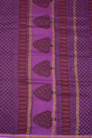 Purple Bagh Printed Silk Cotton Saree 10074205