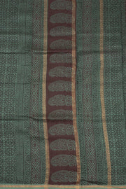 Maroon Bagh Printed Silk Cotton Saree 10074208