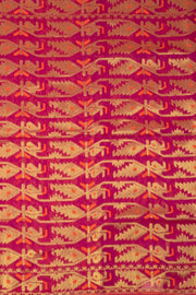 Magenta Handloom Jamdani Style Cotton Saree 10074219