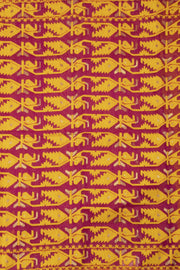 Purple Handloom Jamdani Style Cotton Saree 10074220