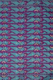 Purple Handloom Jamdani Style Cotton Saree 10074230