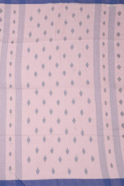 Baby Pink Handloom Jamdani Cotton Saree 10074367