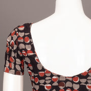 Black Hand Block Jahota Printed Cotton Blouse 10074495