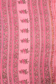 Pink Sanganeri Printed Silk Cotton Saree 10075711