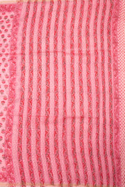 Pink Sanganeri Printed Silk Cotton Saree 10075716