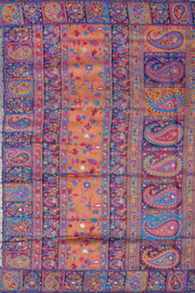 Blue Kashmiri Kani Light Silk Saree 10075978