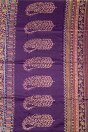 Purple Kashmiri Printed Silk Saree 10075981