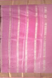 Purple Mysore Crepe Silk Saree With Zari Border 10076237