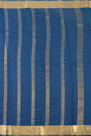 Pink Mysore Crepe Silk Saree With Zari Border 10076232