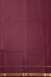 Brown Mysore Crepe Silk Saree With Check Design And Zari Border 10076251