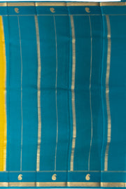 Yellow Mysore Crepe Silk Saree With Checks Design And Zari Border 10076252