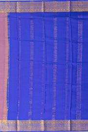 Mauve Mysore Crepe Silk Saree With Zari Border 10076261