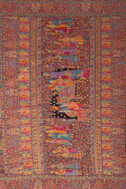 Black Handloom Kashmir Kani Silk Saree 10076301