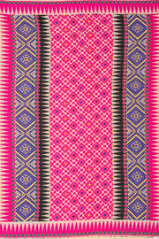 Sandy Cream Handloom Assam Cotton Saree With Temple Border 10076540