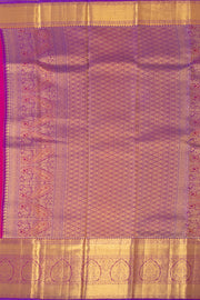 Royal Pink Kanjivaram Pure Silk Saree With Vanashringaram Design 10076709