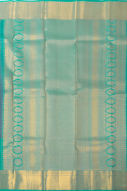 Cherry Brick Maroon Kanjivaram Pure Silk Saree With Golden Zari Leaf Butta Design And Peacock Border 10076716