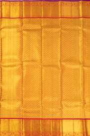 Dewdrop Green Kanjivaram Pure Silk Saree With Floral Design 10076733