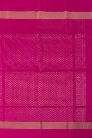 Crystal Aqua Blue Handloom Kanjivaram Soft Silk Saree 10076794