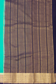 Blue Semi Mysore Crepe Silk Saree 10077809