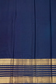 Emerald Green Semi Mysore Crepe Silk Saree 10077829