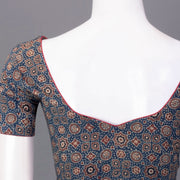 Blue Ajrakh Printed Cotton Blouse 10074449