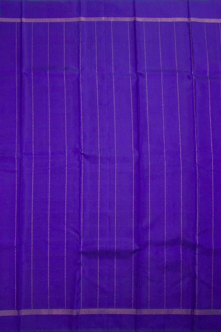 Eggplant Purple Pure Zari Kanjivaram Silk Saree 10062784