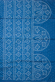 Blue Mulberry Silk Saree With Mukaish work 10073085