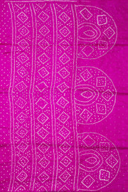 Pink Mulberry Silk Saree With Mukaish work 10073086