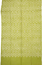 Green Bandhani Mirror Work 3 - Piece Salwar Suit Material 10075482