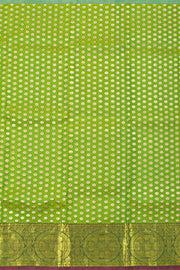 1 Year Size Pure Zari Kanchipuram Pattu Pavadai Material 10054631