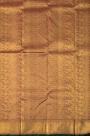 Snuff Brown Bridal Kanjivaram Pure Zari Silk Saree 10073962