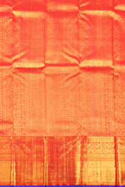 Carmine Red Monotone Bridal Kanjivaram Pure Zari Silk Saree 10074733