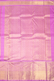 Brink Pink Korvai Bridal Kanjivaram Pure Zari Silk Saree 10074744