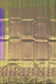 Majorelle Blue Ethirmarai Bridal Kanjivaram Pure Zari Silk Saree 10074749