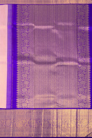Pastel Pink Korvai Bridal Kanjivaram Pure Zari Silk Saree 10074753