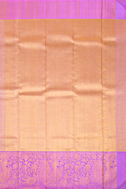 Yellowish Gold Bridal Kanjivaram Tissue Silk Saree 10074758