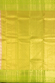 Pink Kanjivaram Pure Silk Saree with Contrast Pallu 10074797